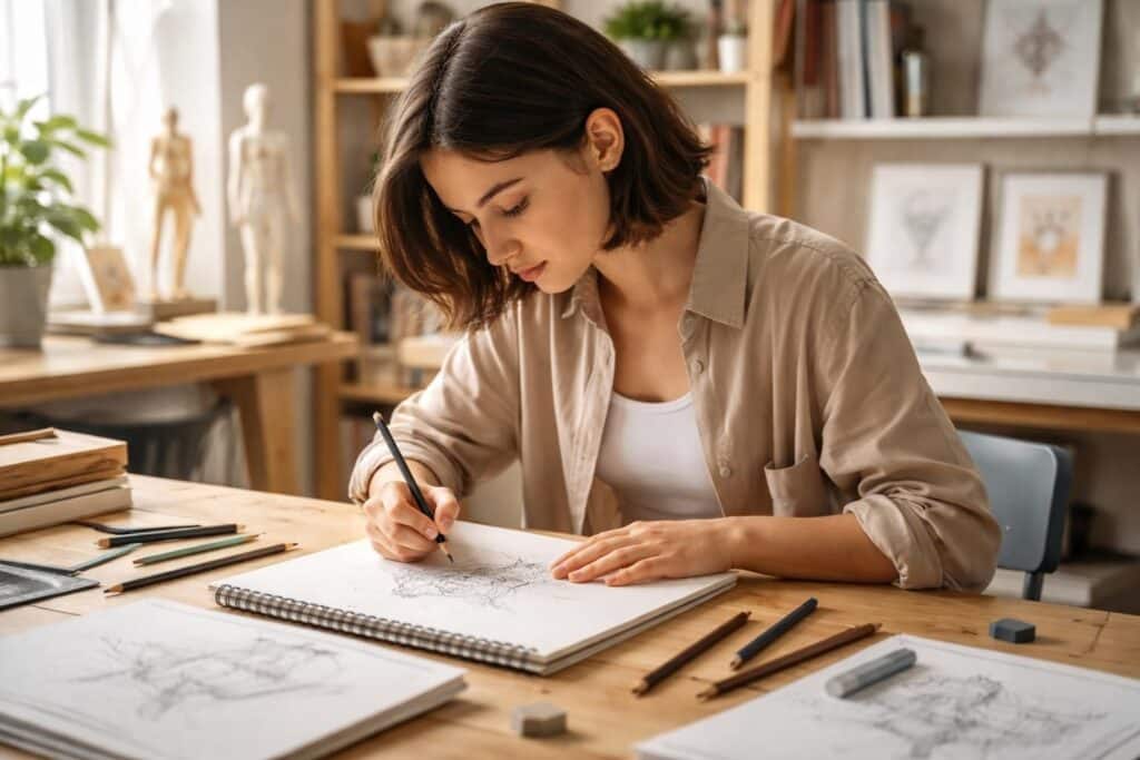 découvrez des conseils et techniques simples pour apprendre à dessiner quand on débute, et développez votre talent pas à pas.