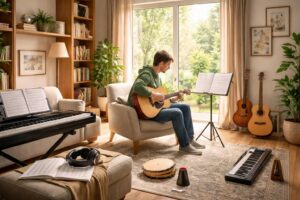 découvrez nos conseils essentiels pour bien débuter la pratique musicale à la maison et progresser efficacement, quel que soit votre instrument.