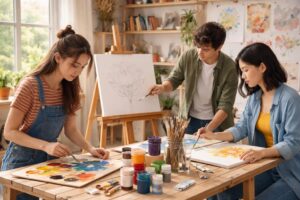 découvrez des exercices artistiques simples et efficaces spécialement conçus pour les peintres débutants afin de développer leur technique et créativité.