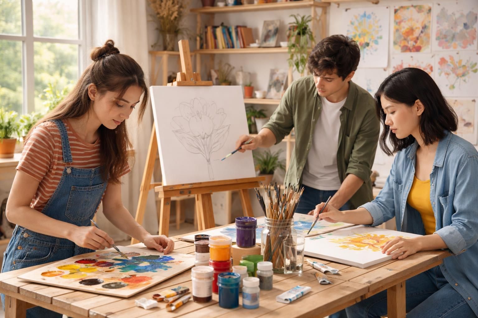 découvrez des exercices artistiques simples et efficaces spécialement conçus pour les peintres débutants afin de développer leur technique et créativité.