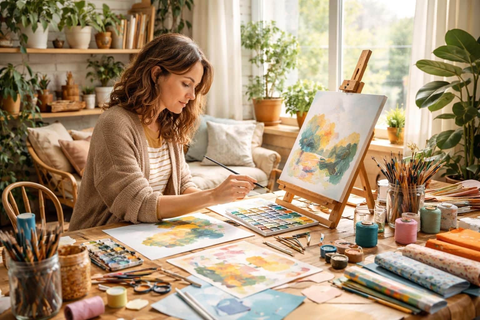 découvrez des idées de loisirs créatifs simples et inspirants à réaliser chez soi pour adultes, parfaits pour stimuler votre créativité et vous détendre.