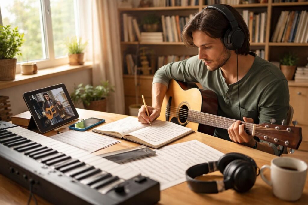 découvrez des méthodes efficaces pour progresser en musique de manière autonome, sans avoir besoin d'un professeur, et développez votre talent à votre rythme.