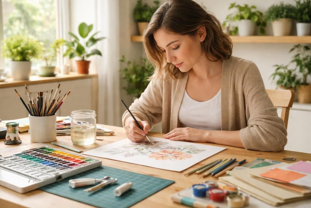 découvrez comment les loisirs créatifs peuvent stimuler votre concentration et favoriser votre bien-être mental au quotidien.